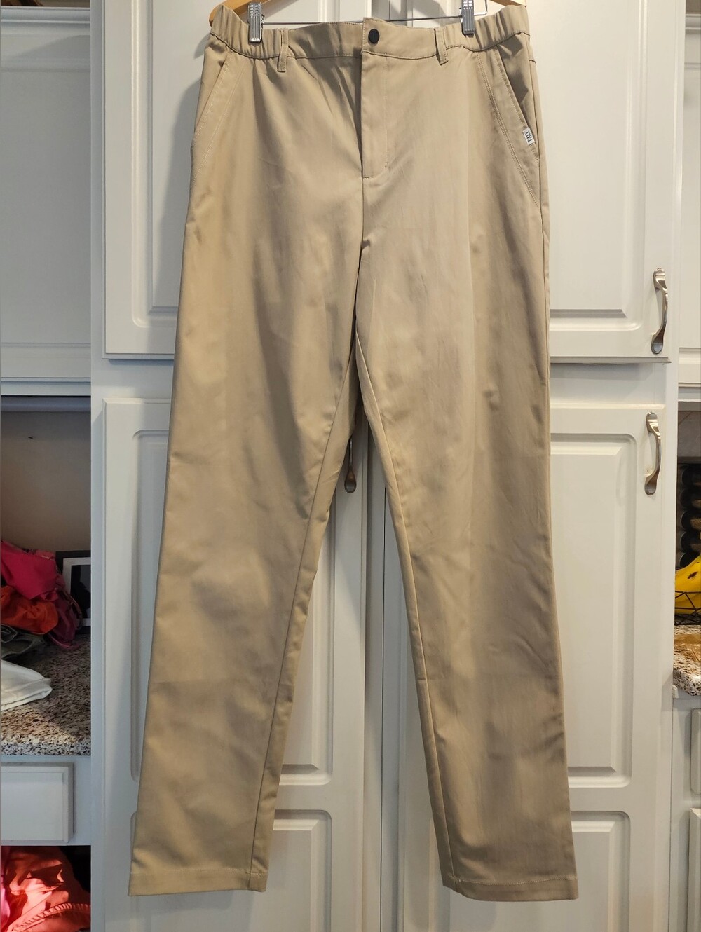 The Tall Mob Place Performance Golf Pant Men's 36x36 Khaki Stretch Travel Casual